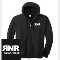 Black Zip Hoodie Sweatshirt