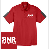 Red/Grey Mens RNR Polo